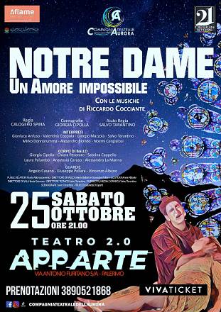 Notre dame, un amore impossibile il musical